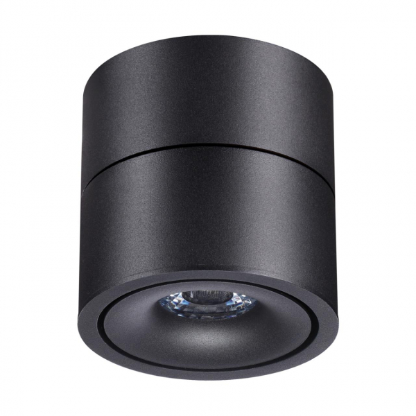 358773 OVER NT21 221 черный Светильник накладной светодиодный IP20 LED 15W 4000K 1300Лм 100-265V GRODA, изображение 5