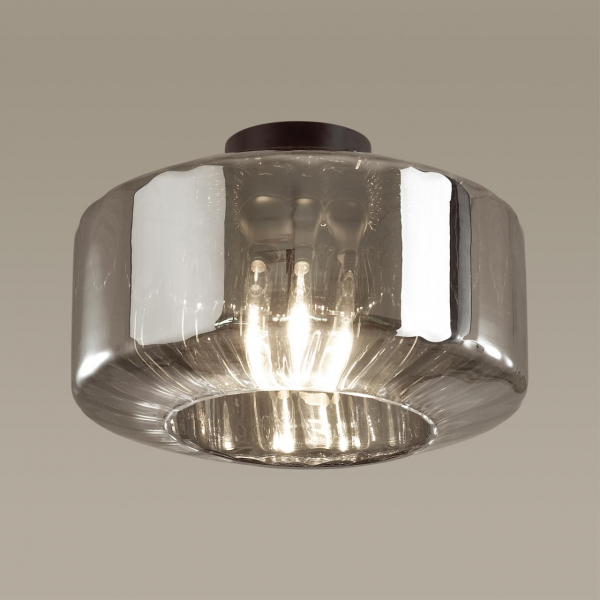 4746/1C PENDANT ODL21 365 дымчатый/черный Светильник потолочный E27 1*60W BINGA, изображение 2