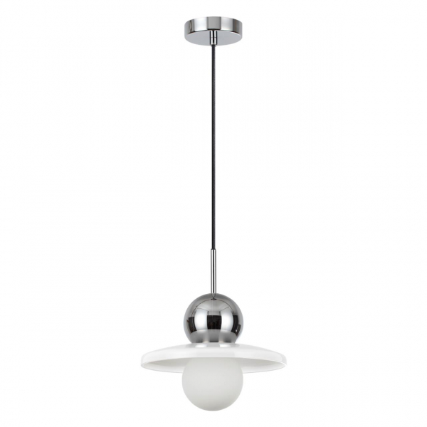 5014/1A MODERN ODL23 295 хром/белый/белый матовый металл/стекло Подвес G9 LED 5W HATTY