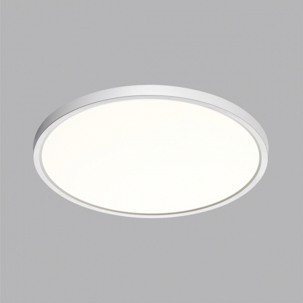 7659/32L MITRA LED SN 52 Светильник пластик/белый LED 32Вт 3000/4000K D400 IP40 ALFA WHITE, изображение 3