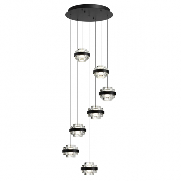 5031/40L L-VISION ODL24 391 чёрный/металл/акрил Люстра LED 40W 4000K 2528лм KLOT, изображение 2