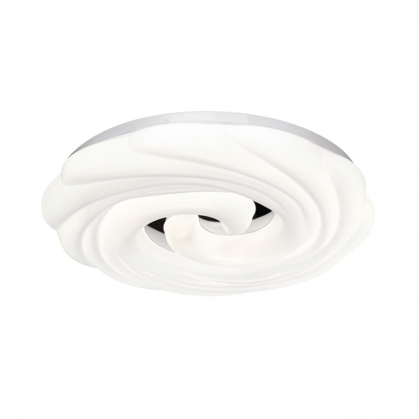 7675/DL PALE SN 151 Светильник пластик/белый/серебристый LED 48Вт 3000-6000К D380 IP43 пульт ДУ AGAP, изображение 3