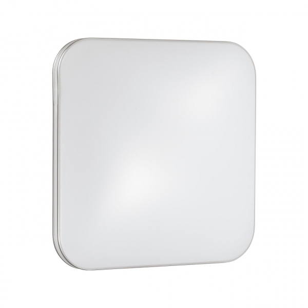 3020/EL TAN SN 164 Светильник пластик/хром LED 72Вт 3000-6500K 535х535 IP43 пульт ДУ/ LampSmart LONA
