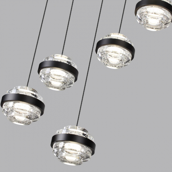 5031/40L L-VISION ODL24 391 чёрный/металл/акрил Люстра LED 40W 4000K 2528лм KLOT, изображение 4