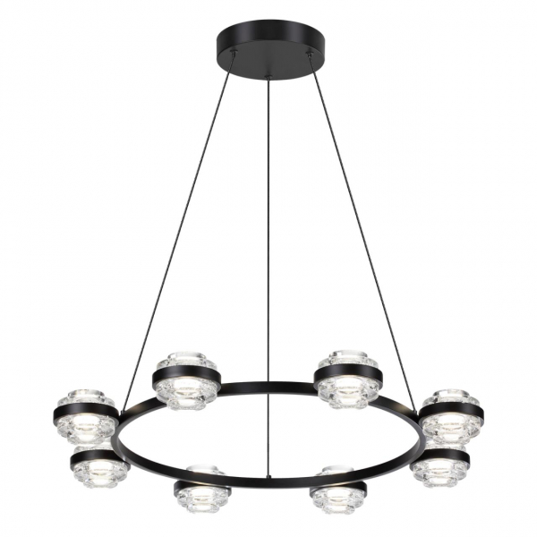 5031/50L L-VISION ODL24 391 чёрный/металл/акрил Люстра LED 50W 4000K 4310лм KLOT, изображение 2