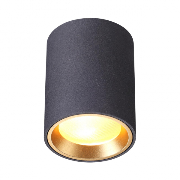 4205/1C HIGHTECH ODL20 273 черный/металл Потолочный светильник GU10 50W IP54 AQUANA, изображение 2