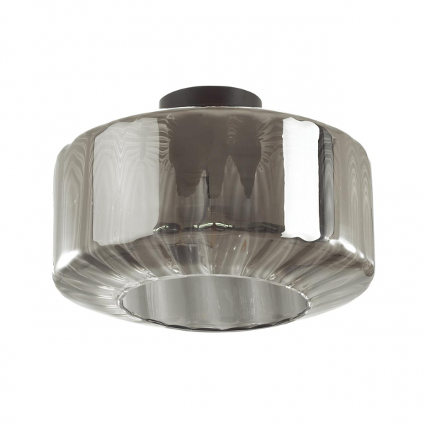 4746/1C PENDANT ODL21 365 дымчатый/черный Светильник потолочный E27 1*60W BINGA