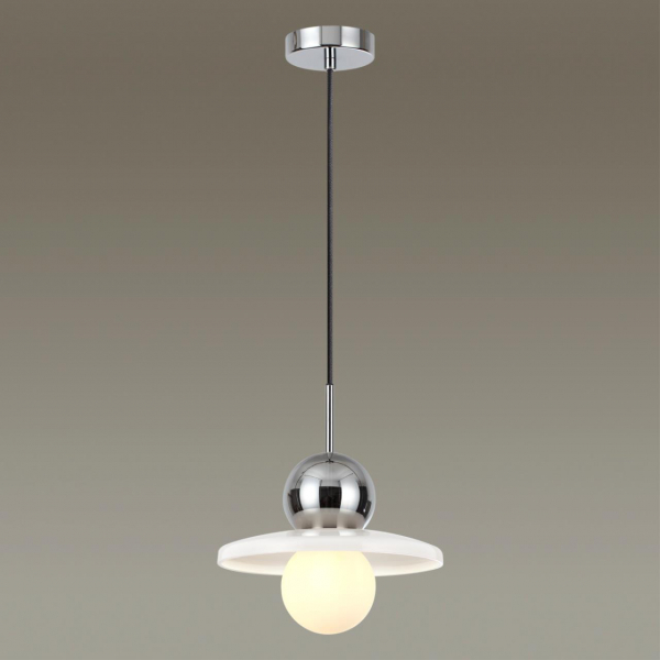 5014/1A MODERN ODL23 295 хром/белый/белый матовый металл/стекло Подвес G9 LED 5W HATTY, изображение 3