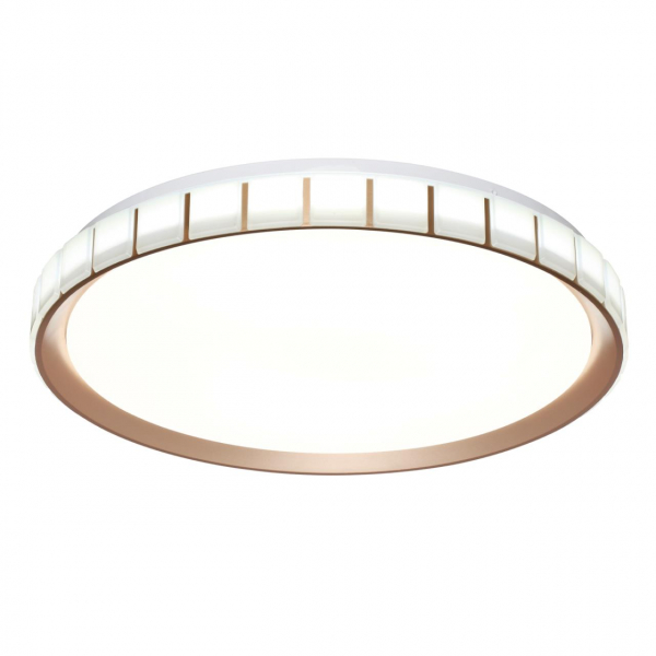 7695/EL PALE SN 90 Светильник пластик/розовое золото LED 70Вт 3000-6000К D495 IP43 пульт ДУ KUPI GOLD, изображение 3