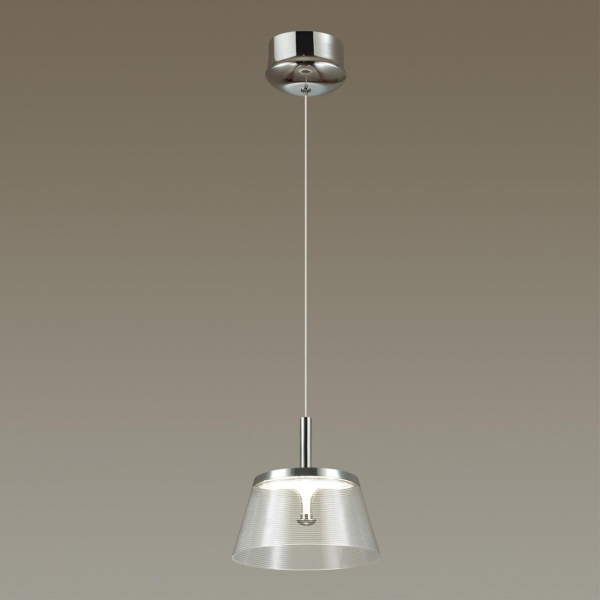 4108/7L L-VISION ODL19 95 белый/хром/прозрачный Подвес LED 7W ABEL, изображение 2