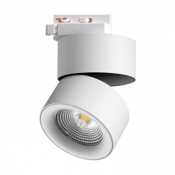 358786 PORT NT21 110 белый Светильник трековый однофазный трехжильный IP20 LED 25W 4000K 2200Лм 100-265V GRODA, изображение 3
