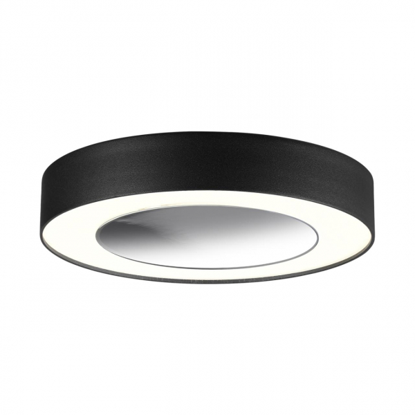 359277 OVER NT23 192 черный Светильник накладной светодиодный IP20 LED 18W 85-265V 1350Лм 3000К MIRROR, изображение 2