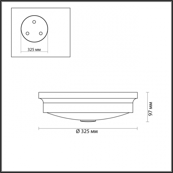 4825/3C WALLI ODL21 577 никель/белый Настенно-потолочный светильник E14 3*40W MARSEI, изображение 6