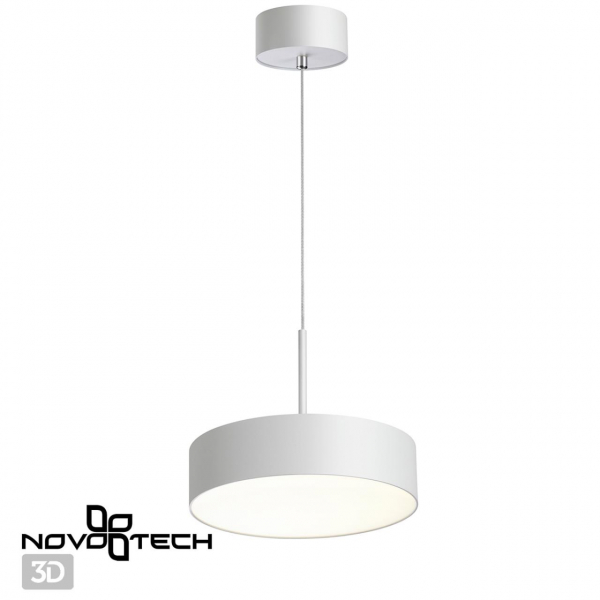 358761 OVER NT21 216 белый Светильник накладной светодиодный, длина провода 2м IP20 LED 30W 4000K 2600Лм 100-265V PROMETA, изображение 4