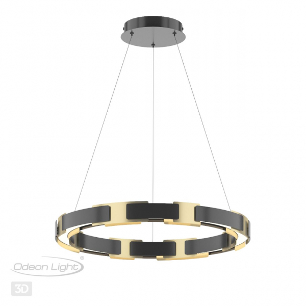 4991/55L L-VISION ODL23 417 черный/золотой/металл/акрил Люстра LED 55W 3000K FIERRO, изображение 6