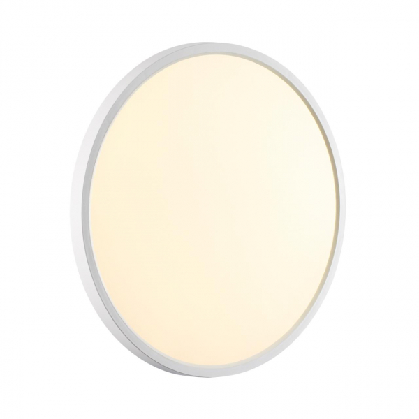 7659/32L MITRA LED SN 52 Светильник пластик/белый LED 32Вт 3000/4000K D400 IP40 ALFA WHITE, изображение 4