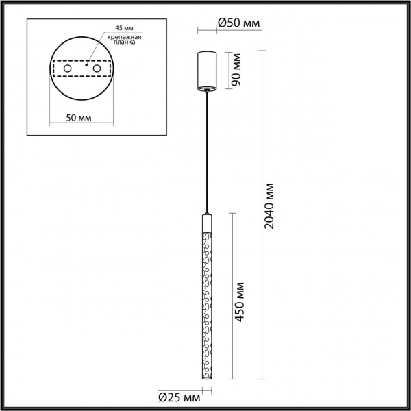 Подвес 4369/5L SPARKY зол LED IP20 4W 3000K, изображение 5