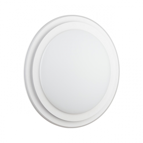 7617/DL PALE SN 96 Светильник пластик/белый LED 48Вт 3000-6300K D410 IP43 пульт ДУ SETTA, изображение 6