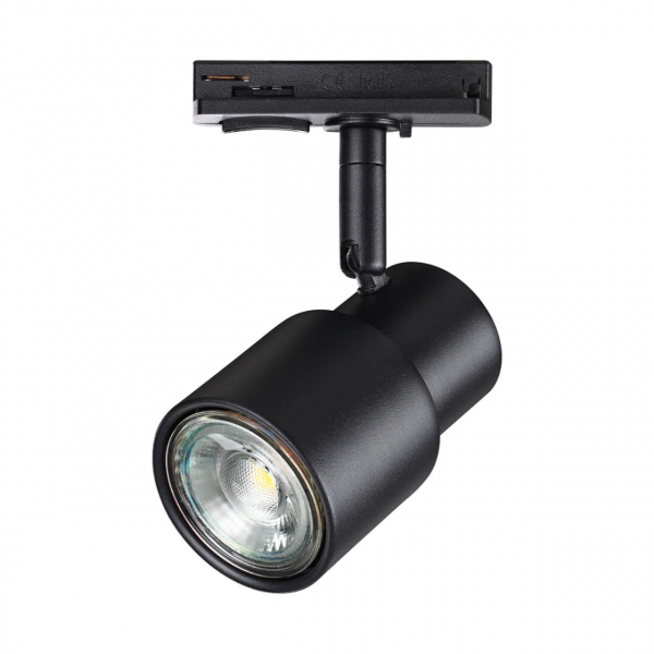 370926 PORT NT22 095 черный Светильник трековый однофазный двухжильный IP20 GU10 50W 220V MOLO, изображение 5