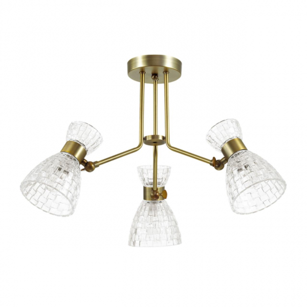 3704/3C COMFI LN19 242 античная бронза Люстра потолочная E14 3*40W 220V JACKIE