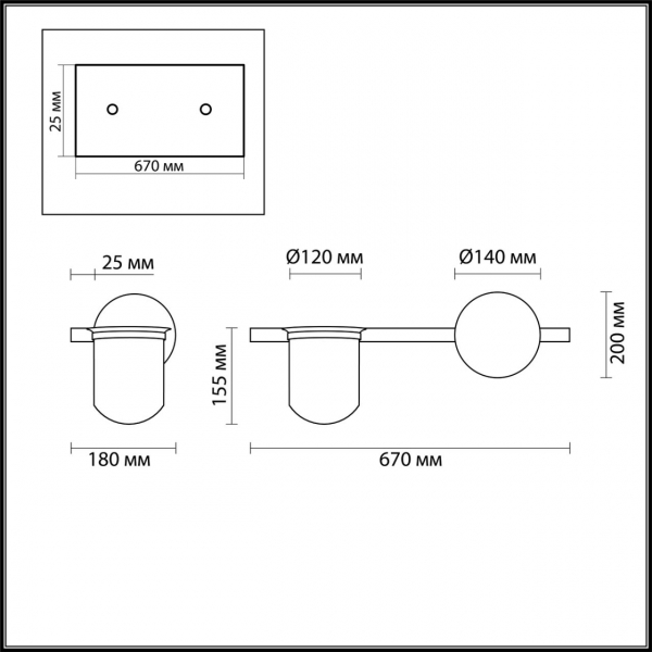 4682/1WA WALLI ODL20 589 золото/белый Настенный светильник E14 1*40W 220V FLOWER, изображение 6