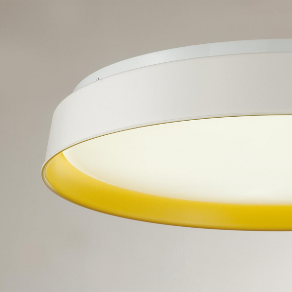 7711/DL COLOR SN 102 Светильник пластик/белый/желтый LED 48Вт 4000К D407 IP43 TUNA YELLOW, изображение 7