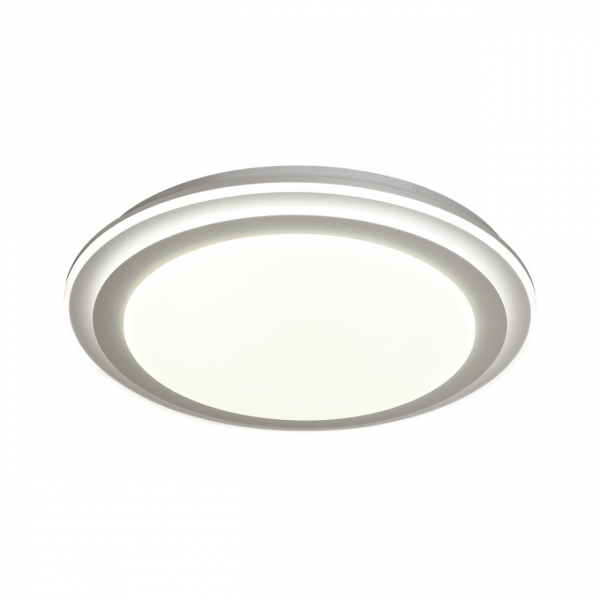 7617/DL PALE SN 96 Светильник пластик/белый LED 48Вт 3000-6300K D410 IP43 пульт ДУ SETTA, изображение 3