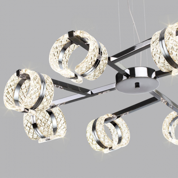 5029/53L L-VISION ODL24 455 хром/металл/акрил Люстра LED 53W 4000K 3744лм MIRAGE, изображение 4