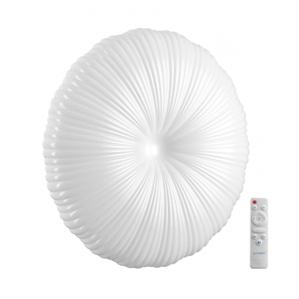 7678/FL PALE SN 150 Светильник пластик/белый LED 90Вт 3000-6000К D590 IP43 пульт ДУ ANIX