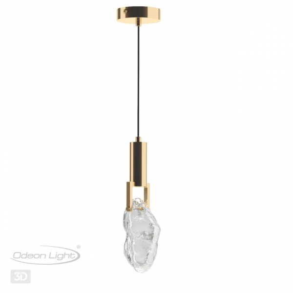 4372/5L MIDCENT ODL23 207 античная бронза/металл/стекло Подвесной св-к IP20 LED 5W 200Лм 3000K LIA, изображение 4