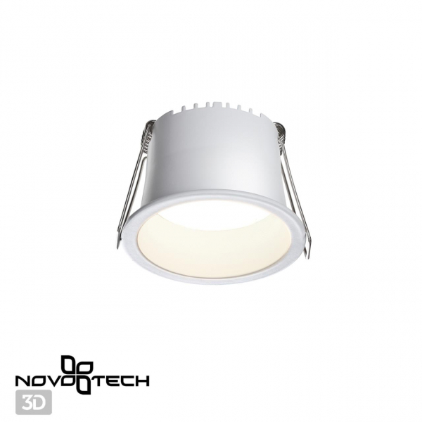 359232 SPOT NT23 282 белый Светильник встраиваемый светодиодный IP20 LED 6W 220V 360Лм 3000К TRAN, изображение 5