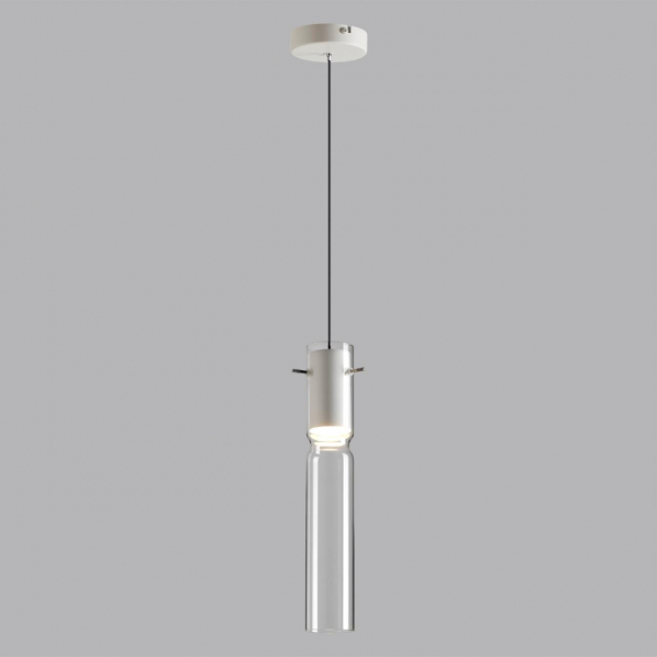 5058/5LB PENDANT ODL24 323 белый/прозрачный/металл/стекло Подвес LED 5W 3000K SCROW, изображение 3