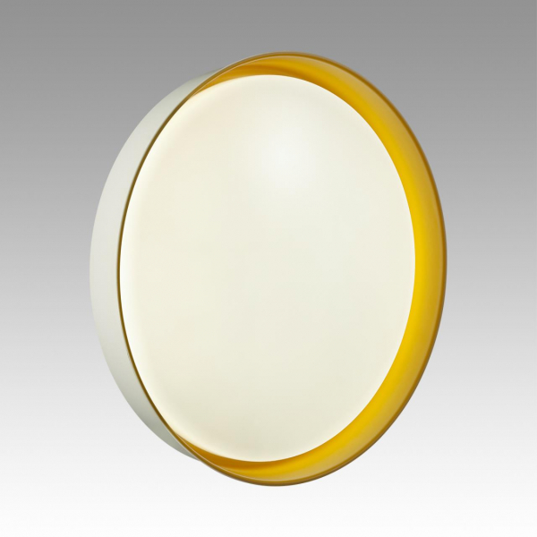7711/EL COLOR SN 102 Светильник пластик/желтый LED 70Вт 3000-6000К D510 IP43 пульт ДУ TUNA YELLOW, изображение 4
