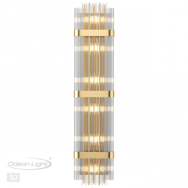 4853/6W HALL ODL_EX21 93 золото/стекло Настенный светильник E14 6*40W высота 1170см EMPIRE, изображение 7