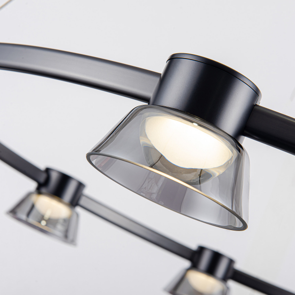 4247-9P, подвесная люстра, D800xH215/1500, LEDx50W, 1080LM, 4000K, included, изображение 4
