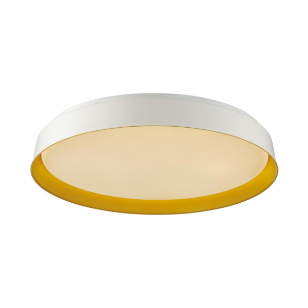 7711/EL COLOR SN 102 Светильник пластик/желтый LED 70Вт 3000-6000К D510 IP43 пульт ДУ TUNA YELLOW, изображение 5