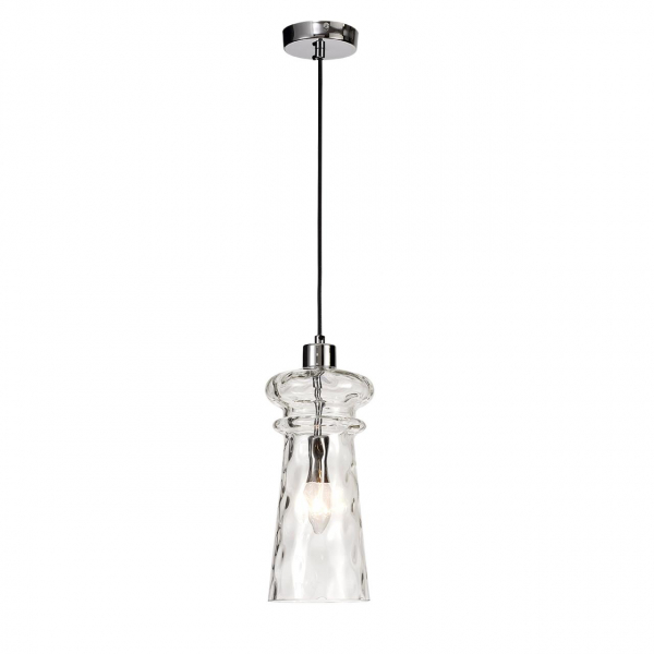 4968/1 MODERN ODL23 300 хром/прозрачный/металл/стекло Подвес E14 1*40W PASTI, изображение 2