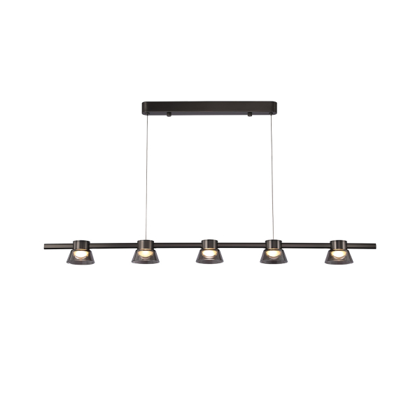 4247-5P, подвесная люстра, L1180xW100xH215/1500, LEDx30W, 600LM, 4000K, included