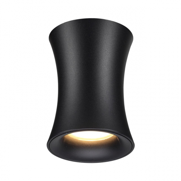 4272/1C HIGHTECH ODL21 247 черный/металл Потолочный светильник IP44 GU10 1*50W ZETTA, изображение 2