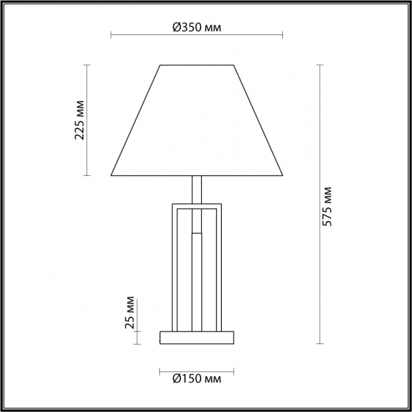5291/1T NEOCLASSI LN23 192 белый, латунь Настольная лампа E27 1*60W 220V FLETCHER, изображение 4