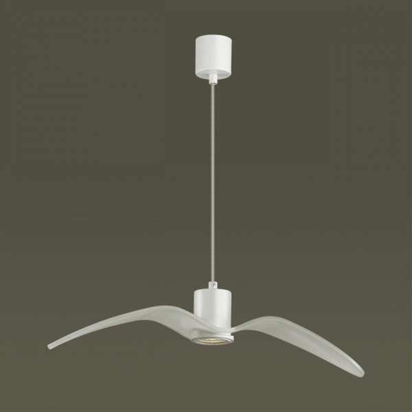 4904/1B PENDANT ODL22 333 белый/стекло Подвес GU10 1*5W BIRDS, изображение 2
