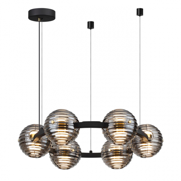 Люстра 5041/60L TRONI черн LED 60W 4000K