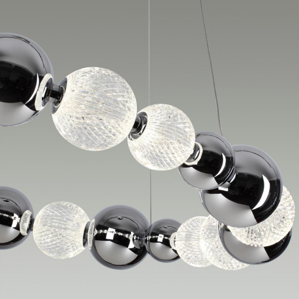 5007/45L L-VISION ODL23 463 хром/прозрачный/металл/акрил Люстра LED 45W 4000K 2300Лм CRYSTAL, изображение 4