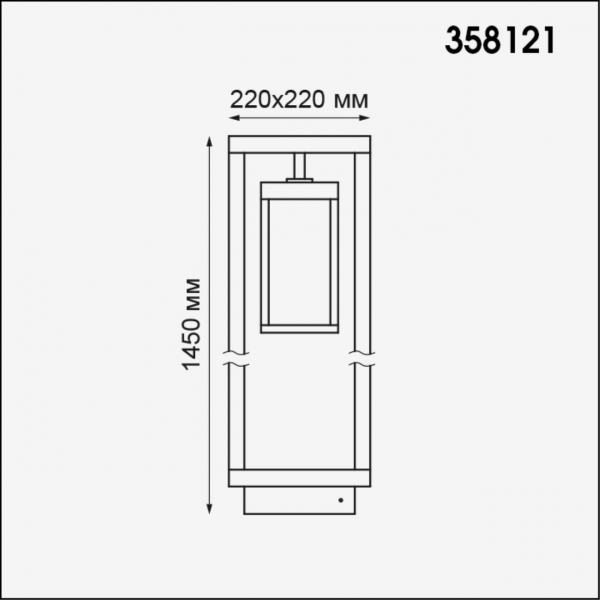 358121 STREET (В 2-Х КОРОБКАХ) NT19 324 белый Ландшафтный светильник IP54 LED 4100К 13W 100-240V IVORY LED, изображение 3