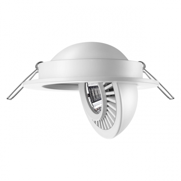 358815 SPOT NT21 278 белый Светильник встраиваемый светодиодный IP20 LED 9W 770Лм 4000K 220V GESSO, изображение 3