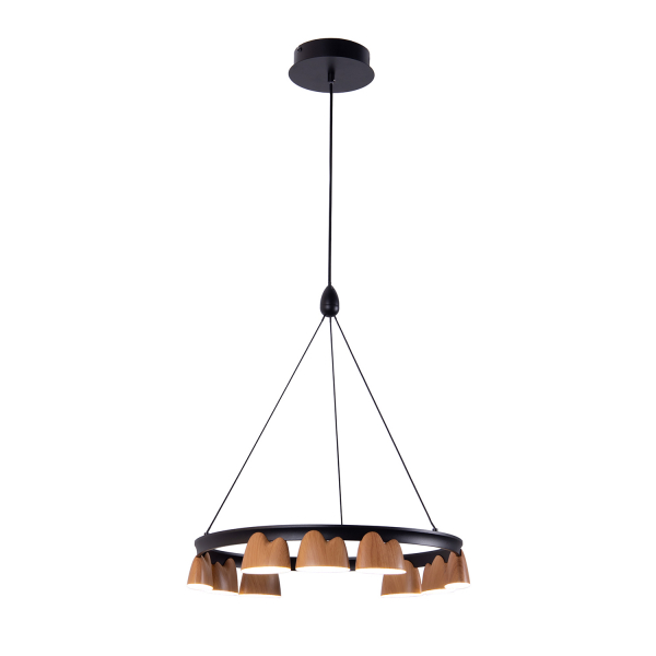 4266-9P, подвесная люстра, D480xH150/1610, LEDx40W, 1720LM, 4000K, included