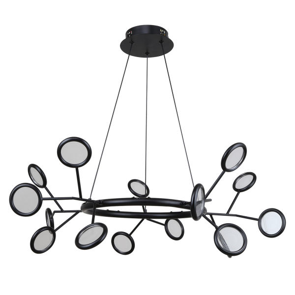4252-15P, подвесная люстра, D740xH400/1100, 15xLEDx3W, 3825LM, 4000K, included, изображение 2