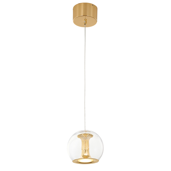 4338-1P, подвес, D150xH325/1800, 1xLEDx9W, 720LM, 4000K, included