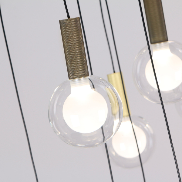 4378-27P, подвесная люстра, D810xH2740, LEDx97W, 6305LM, 4000K, included, изображение 3