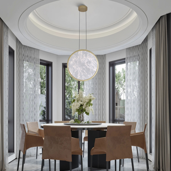 4374-1P, подвес, D470xW150xH620/2320, LEDx27W, 1620LM, 4000K, included, изображение 5